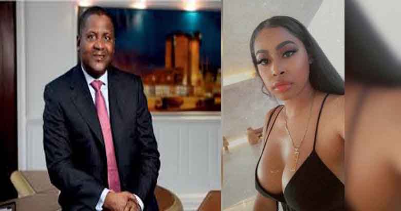 “Aliko Dangote is suing for declining his silence money” – Alleged Former girlfriend reveals