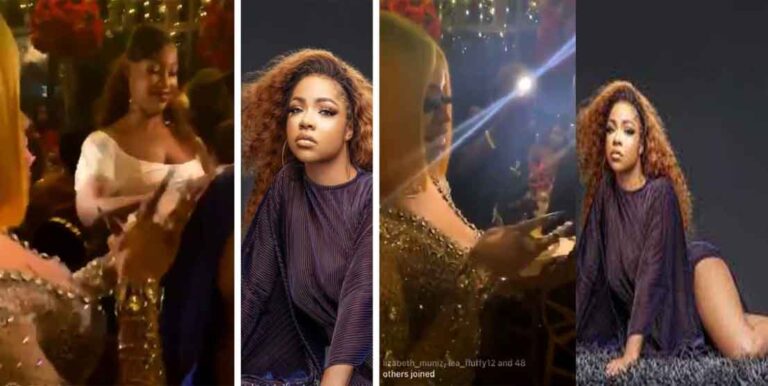 Bobrisky and Tacha makes it rain on Nengi’s birthday (video)