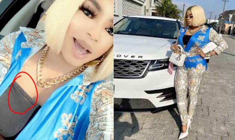 Bobrisky dragged for wearing torn inner bra while advising women on securing rich men (Video)