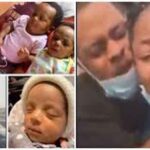 Couple cry out after one of their 2-month-old twin babies dies due to alleged negligence in Lagos hospital