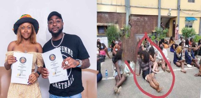 Davido’s artiste, Liya, allegedly among 237 club-goers arrested for flouting COVID-19 protocols in Lagos State