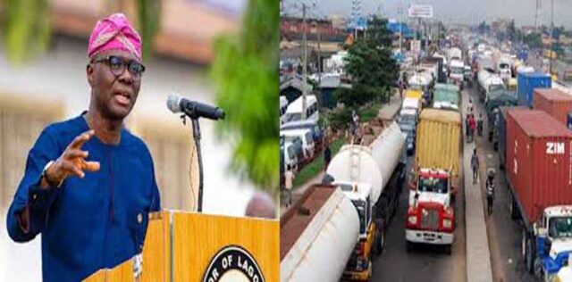 Gridlock: Lagos bans trucks, trailers from plying roads in the state during day time