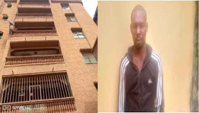 Man arrested for allegedly throwing his girlfriend from the 5th-floor of a building in Anambra