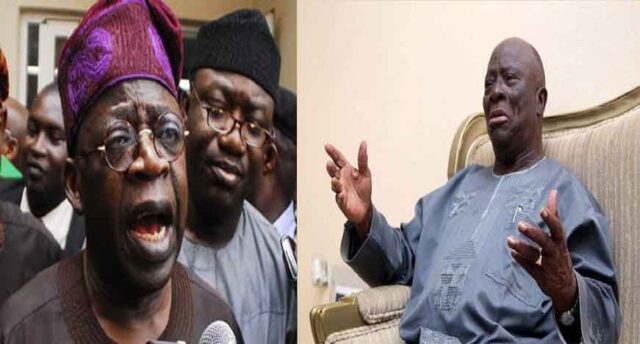 Tinubu quiet on Herdsmen attack so as not to offend Buhari – Adebanjo