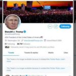 Capitol invasion: Facebook and Twitter lock Trump account