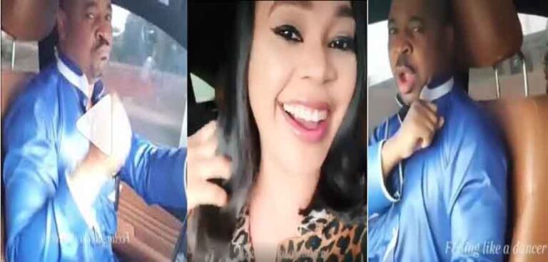 Video of MC Oluomo dancing in a car with Ehi Ogbebor