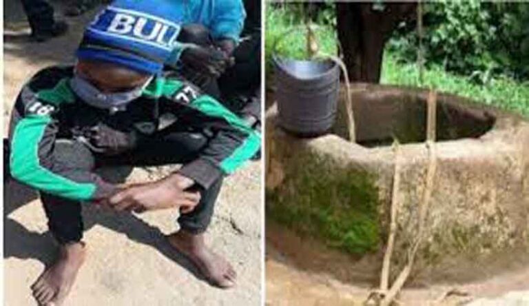 Woman throws her baby in the well so she can get back with her ex