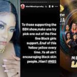 “Enough of supporting fair girls every time, pick a black girl this year” – Actress, Nkechi Blessing tells BBNaija viewers