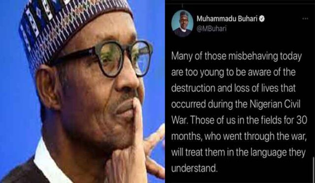 We’re ‘not aware’ of Buhari’s tweet deleted by Twitter – FG