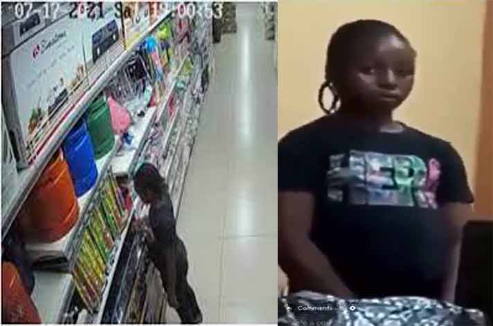 Ebeano Supermarket Fire: 9-year-old girl responsible, arrested by Police (Video)