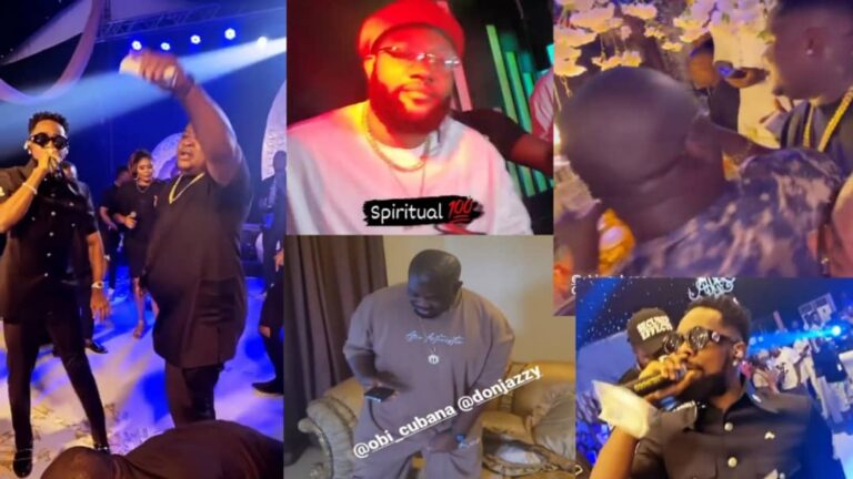 Obi Cubana mother burial: Davido, E-Money, D’banj, and other celebrities storms Obi Cubana’s mother’s burial (VIDEO)