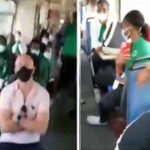 Nigerian man confronts Nigeria women football national team in a public bus in Austria (video)