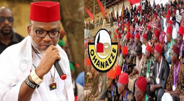 There'll Be No Election In 2023 If Nnamdi Kanu Is Not Released –Ohanaeze