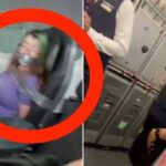 Passenger duct-taped to her seat after she trying to open airplane door mid-flight