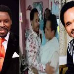 Prophet Odumeje visits TB Joshua’s family [Video]