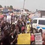 Protest Rock the Street of Ibadan Over DSS Raid on Igboho Residence