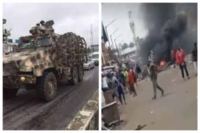 Soldiers and touts clash at Ladipo market, several reported dead