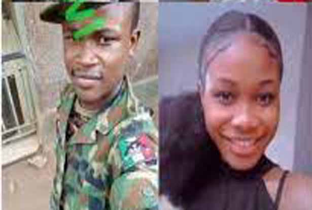 Solider allegedly r*pes, k*lls girlfriend and cut off her finger over alleged cheating