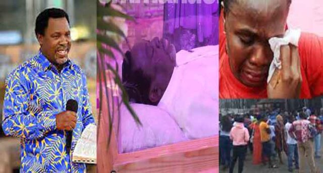 Tears flow at SCOAN as TB Joshua is laid to rest [Video]