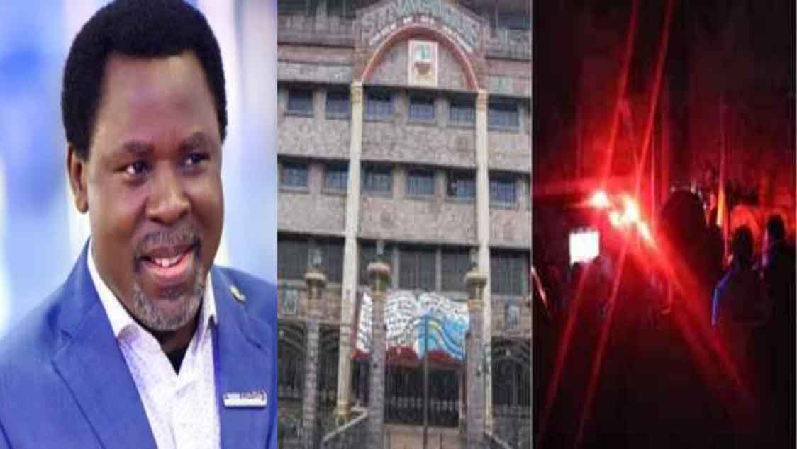 Fire guts building in TB Joshua synagogue church