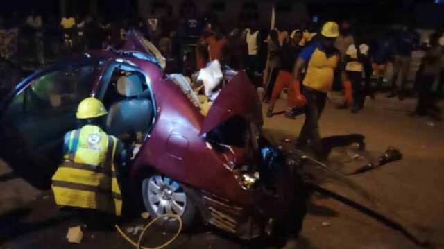 Tragic As Five friends all d*e in a car crash while retuning from a nightclub in PH, Rivers State