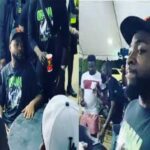 Davido and his crew at the candlelight of his late friend Obama DMW (video)