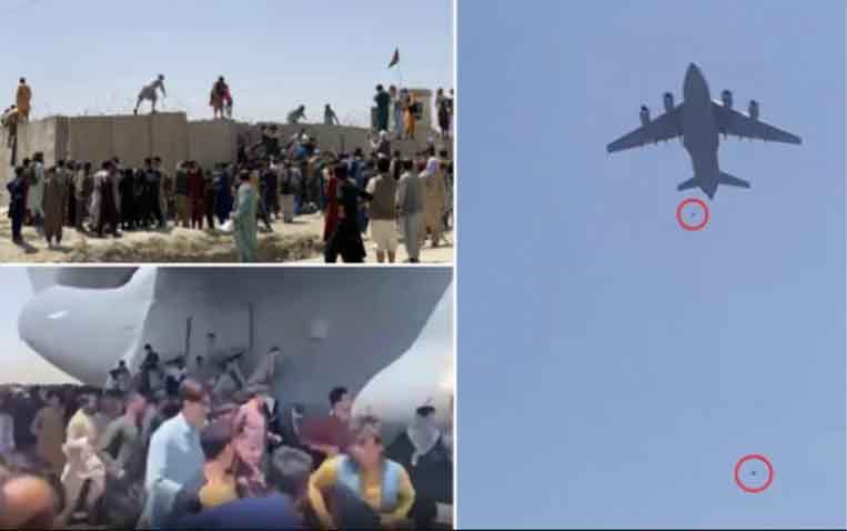 Afghanistan: People ‘fall from plane’ leaving Kabul (Video)