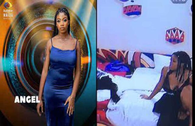 BBNaija 2021: Angel captured touching her ‘private part’ (Video)