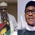 BREAKING Nnamdi Kanu Should Defend Himself In Court, I Can’t Release Him – Buhar