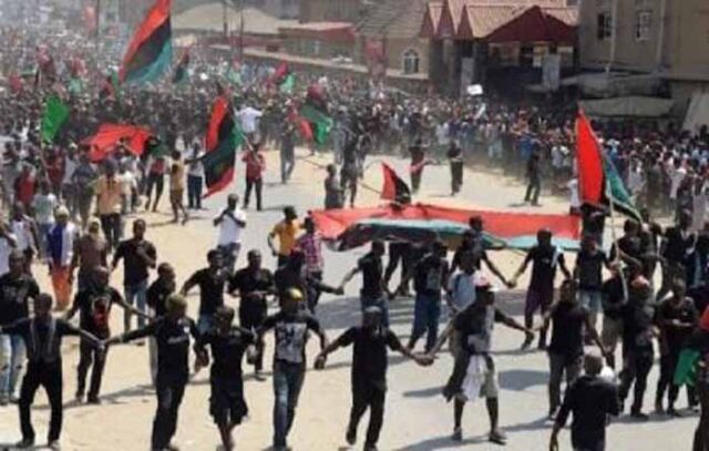 IPOB insists on removal of Nigerian flags in S/East, commends churches, others for complying