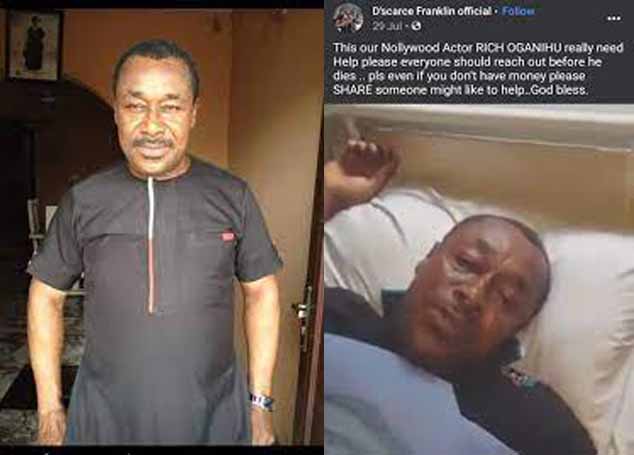 Nollywood actor, Rich Oganiru, dies