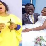 Tina Adeeyo celebrating her "papa", Pastor Moses Adeeyo, before she left her husband to marry him.