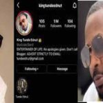 Instagram verification: Instagram will soon crash it – Reactions as Tunde Ednut brags