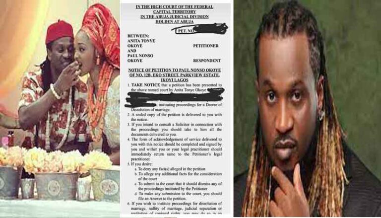 PSquare: Anita Okoye files for petition to divorce her husband, Paul Okoy