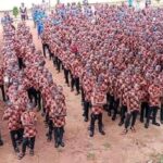 PHOTOS: Anambra School Students Wear ‘Isi-Agu’ For First Assembly Students of Bubendorff Memorial Grammar School, Adazi-Nnukwu in Anambra wore traditional Igbo top, ‘Isi-Agu for their first school assembly in the new academic session. The choice of outfit has been praised by social media users. Credit: Facebook | Theo Ekwem