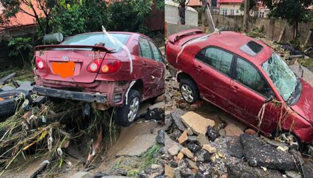 3 killed as heavy flood sweeps through estate in Abuja