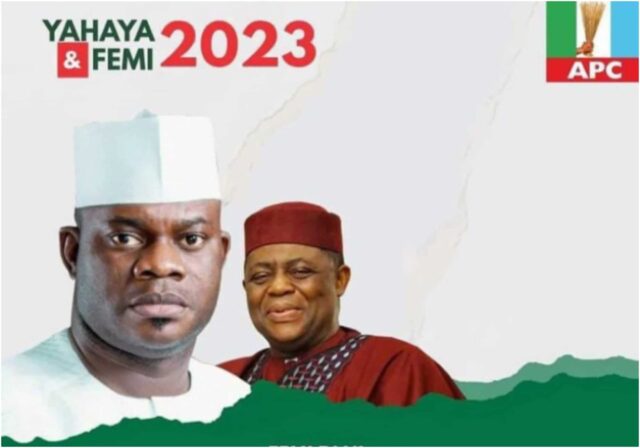 2023 Election: Yahaya Bello, Fani-Kayode’s campaign posters emerge [PHOTO]