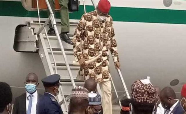 BREAKING: Pres. Buhari arrives Imo