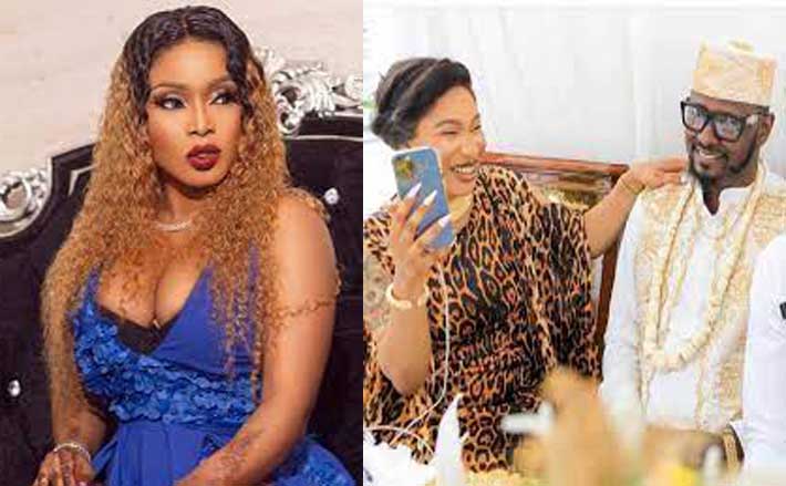 Halima Abubakar drags Tonto Dikeh’s ex-lover, Kpokpogri