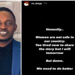 Women are not safe in Nigeria 🇳🇬 - MI Abaga Nigerian rapper MI Abaga took to his InstaStory to share his thought about the safety of women in Nigeria. According to him, he has a reason for his statement but he was too tired to explain at the time of the post