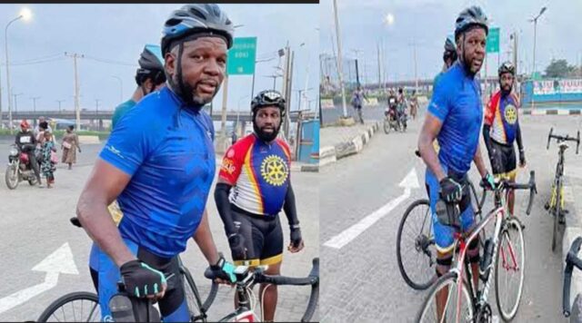 Nigerian Cyclist dies days after being st*bbed by armed robbers in Lagos