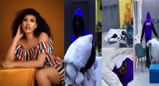 BBNaija: Drama as Housemates sleep in front of diary room after Nini went Missing 