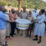 Reaction as Kenyan Politucian donates one Pot Branded with her name to a school