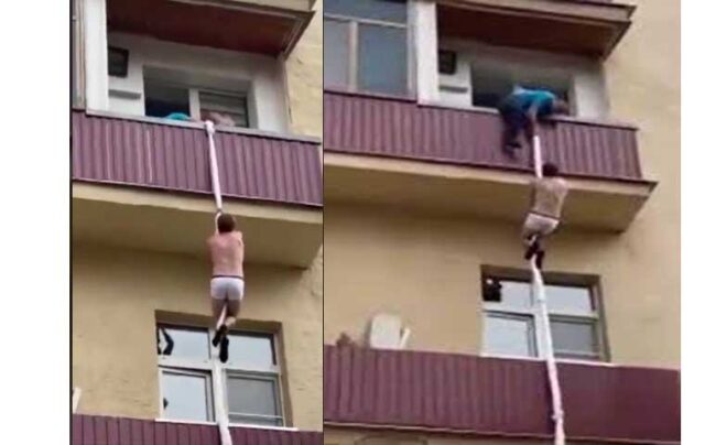 Drama as man tries escaping through window after being caught with another man’s wife