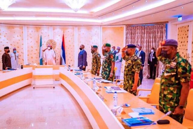 Nothing Must Stop Anambra Governorship Election - Buhari tells Service Chiefs