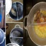 Nigerians react as man constructs pot that allows you cook two meals at once