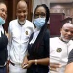 Photos from Nnamdi Kanu's Court Trial in Abuja