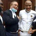 Biafra: Nnamdi Kanu’s Legal Team Protests as they Visit Him In DSS Custody