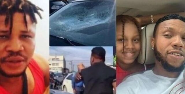 Man whose car was smashed by Charles Okocha after he reportedly took his daughter out, speaks
