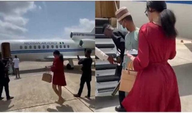 Politician allegedly uses Nigerian Air Force jet to fly his Abuja side chick